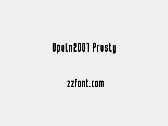 Opeln2001 Prosty