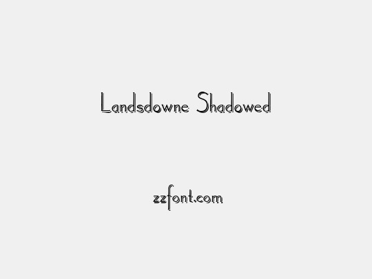 Landsdowne Shadowed
