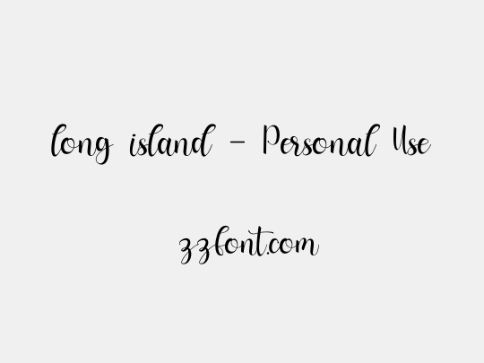 long island - Personal Use