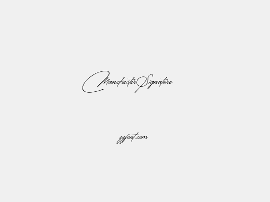 Manchester Signature