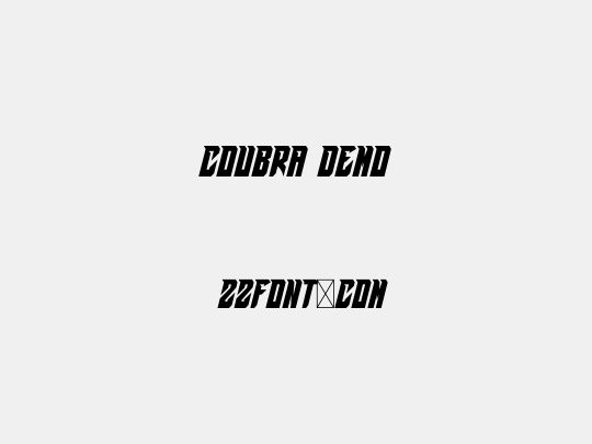 Coubra Demo