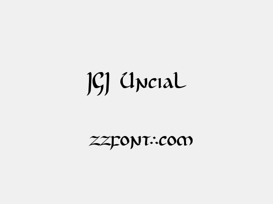 JGJ Uncial
