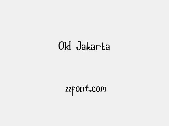 Old Jakarta