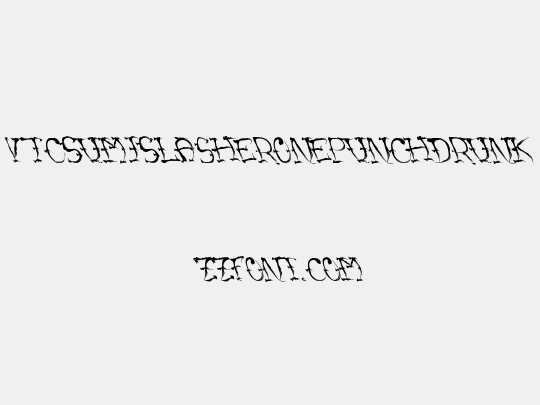 VTCSumiSlasherOnePunchDrunk