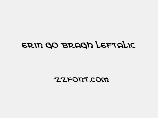 Erin Go Bragh Leftalic