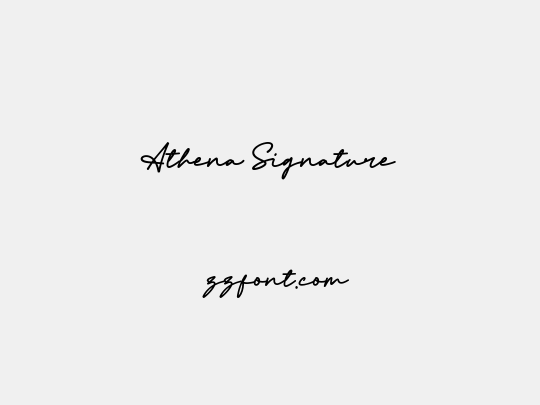 Athena Signature