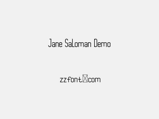 Jane Saloman Demo