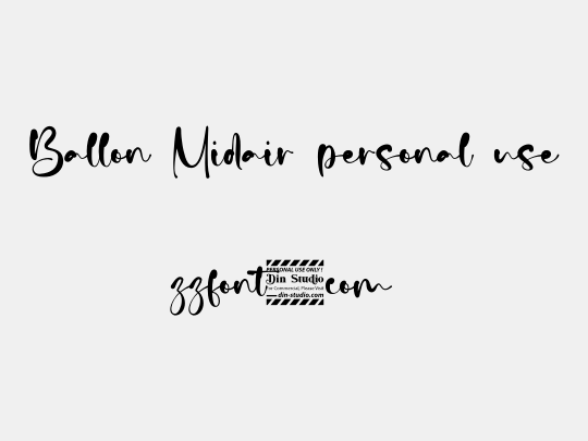 Ballon Midair personal use