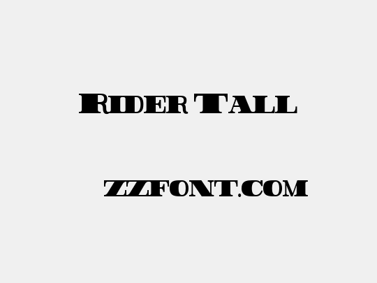 Rider Tall