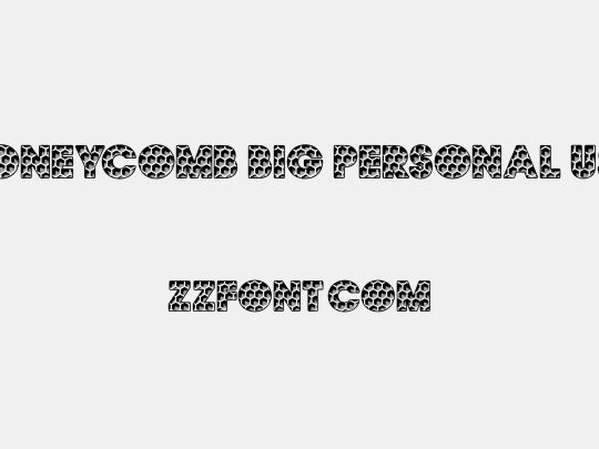 HONEYCOMB BIG PERSONAL USE