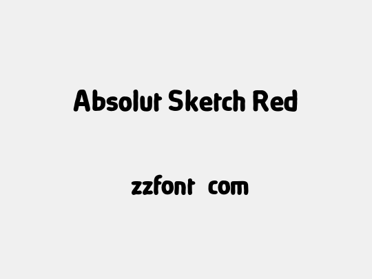 Absolut Sketch Red
