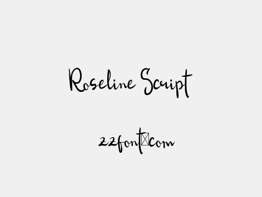 Roseline Script