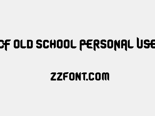CF Old School PERSONAL USE