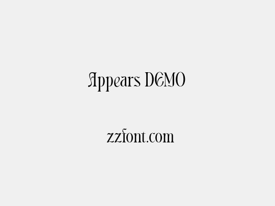 Appears DEMO