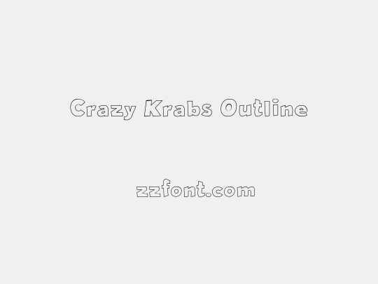 Crazy Krabs Outline
