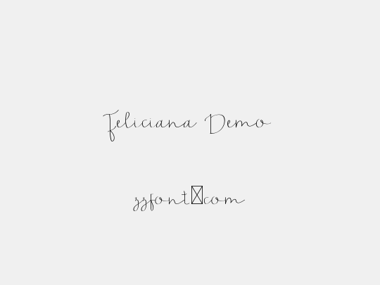 Feliciana Demo