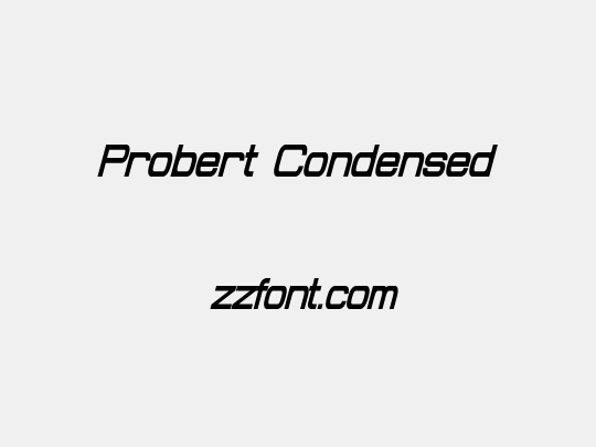 Probert Condensed