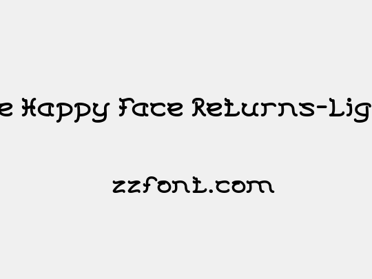 The Happy Face Returns-Light