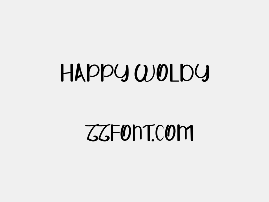 HAPPY WOLDY