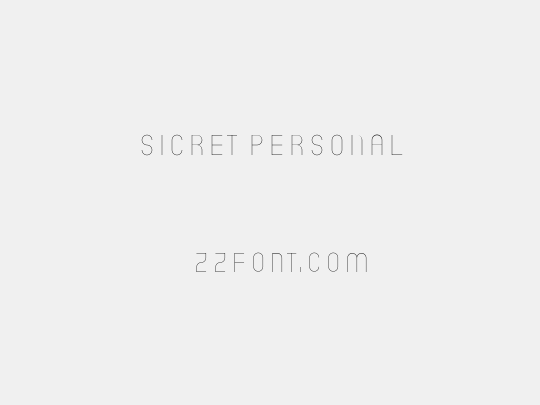 Sicret PERSONAL