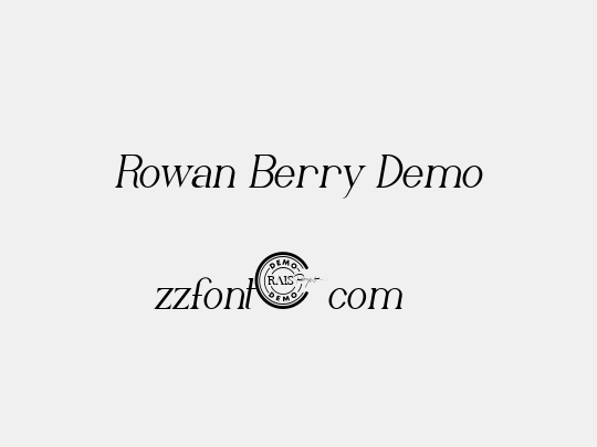 Rowan Berry Demo