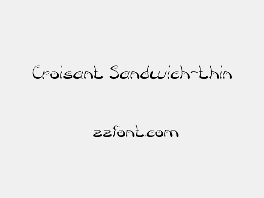 Croisant Sandwich-thin