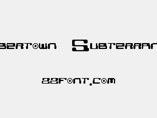 Cybertown Subterranean