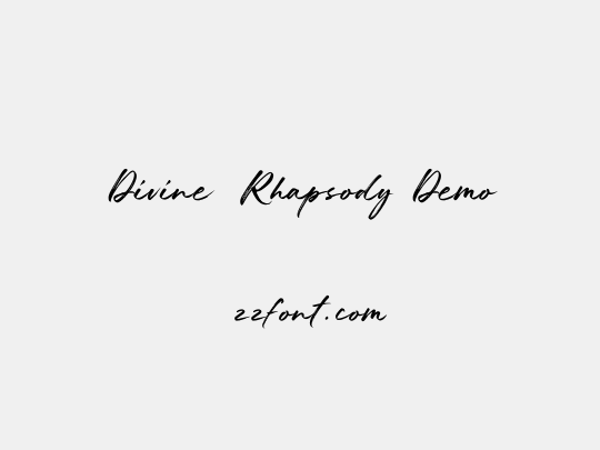 Divine  Rhapsody Demo