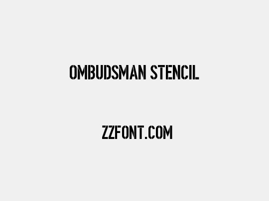 Ombudsman Stencil