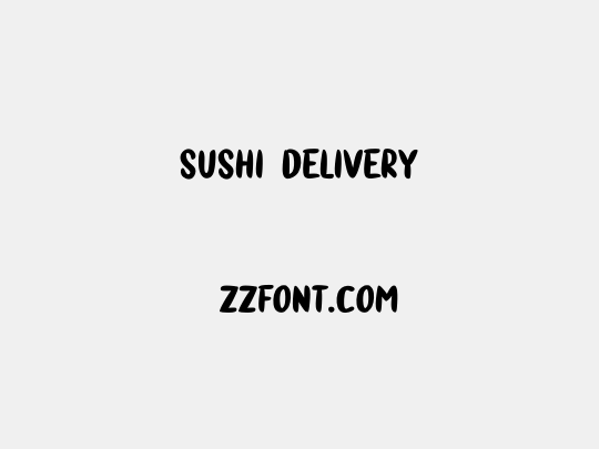 Sushi Delivery