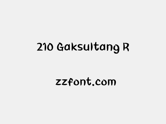 210 Gaksultang R