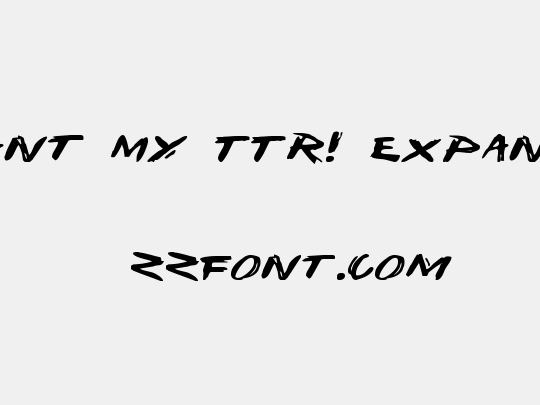 I Want My TTR! Expanded