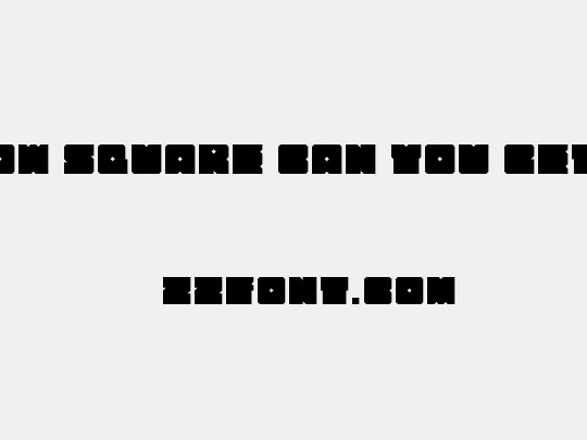How Square can you get?