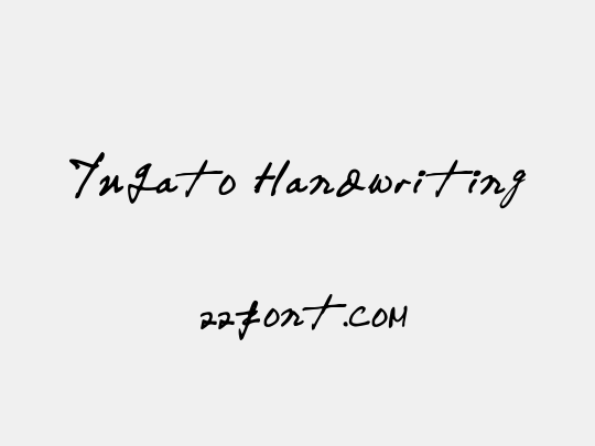 Yuqato Handwriting