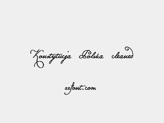 Konstytucja Polska cleaned