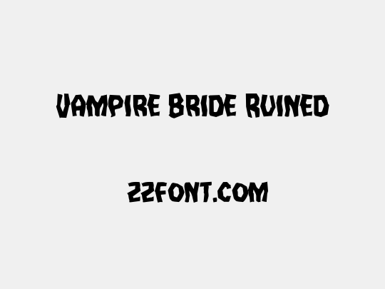 Vampire Bride Ruined