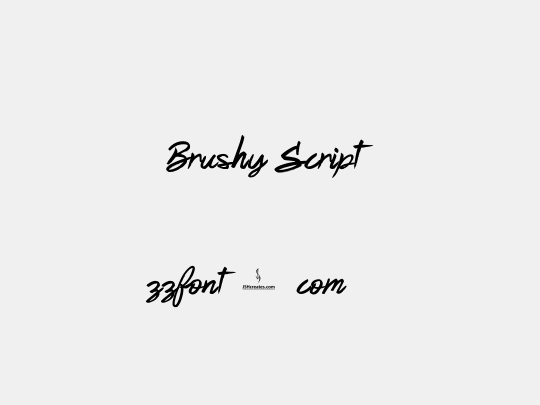 Brushy Script