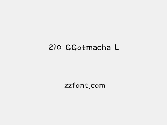 210 GGotmacha L