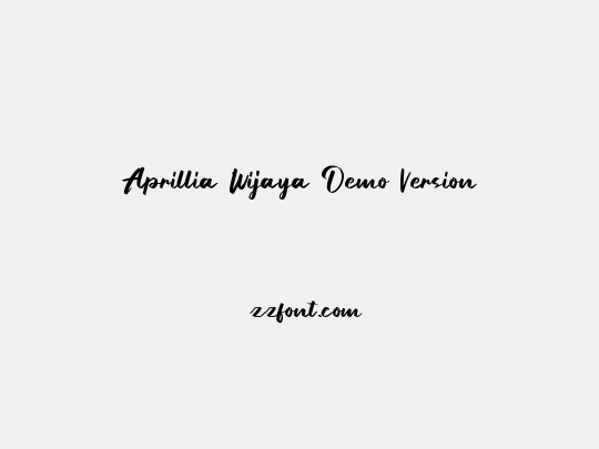 Aprillia Wijaya Demo Version