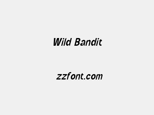 Wild Bandit
