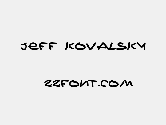 Jeff Kovalsky