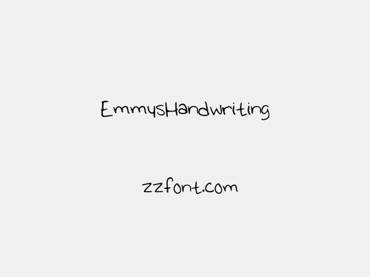 EmmysHandwriting