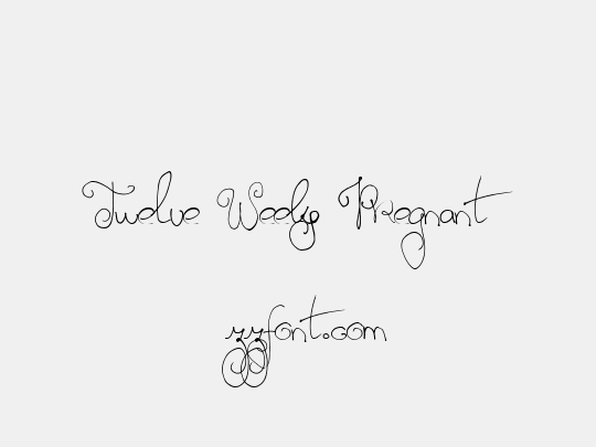 Twelve Weeks Pregnant