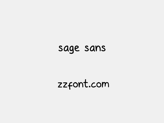 sage sans