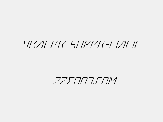 Tracer Super-Italic