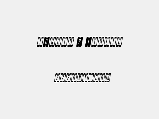iDroid S Italic