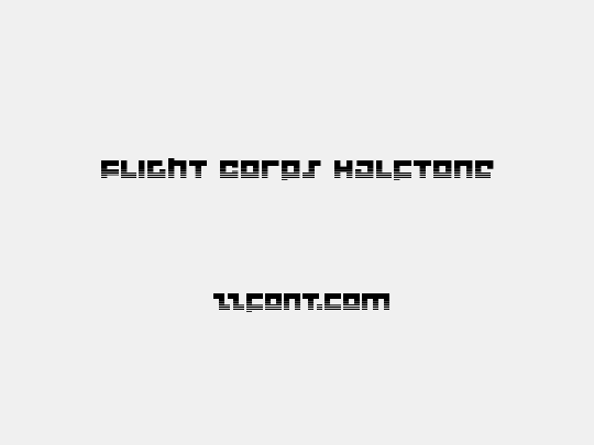Flight Corps Halftone