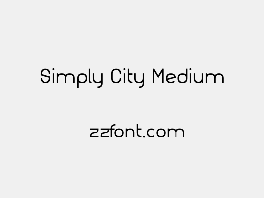 Simply City Medium
