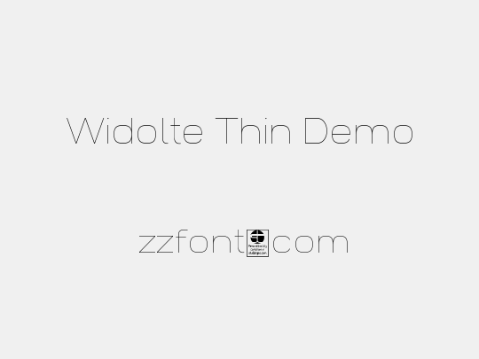 Widolte Thin Demo