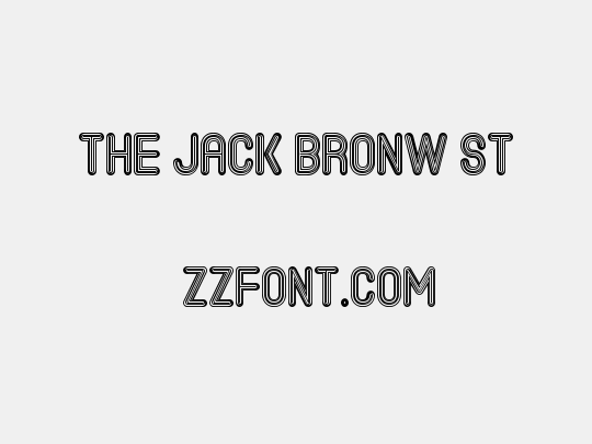 The Jack Bronw St